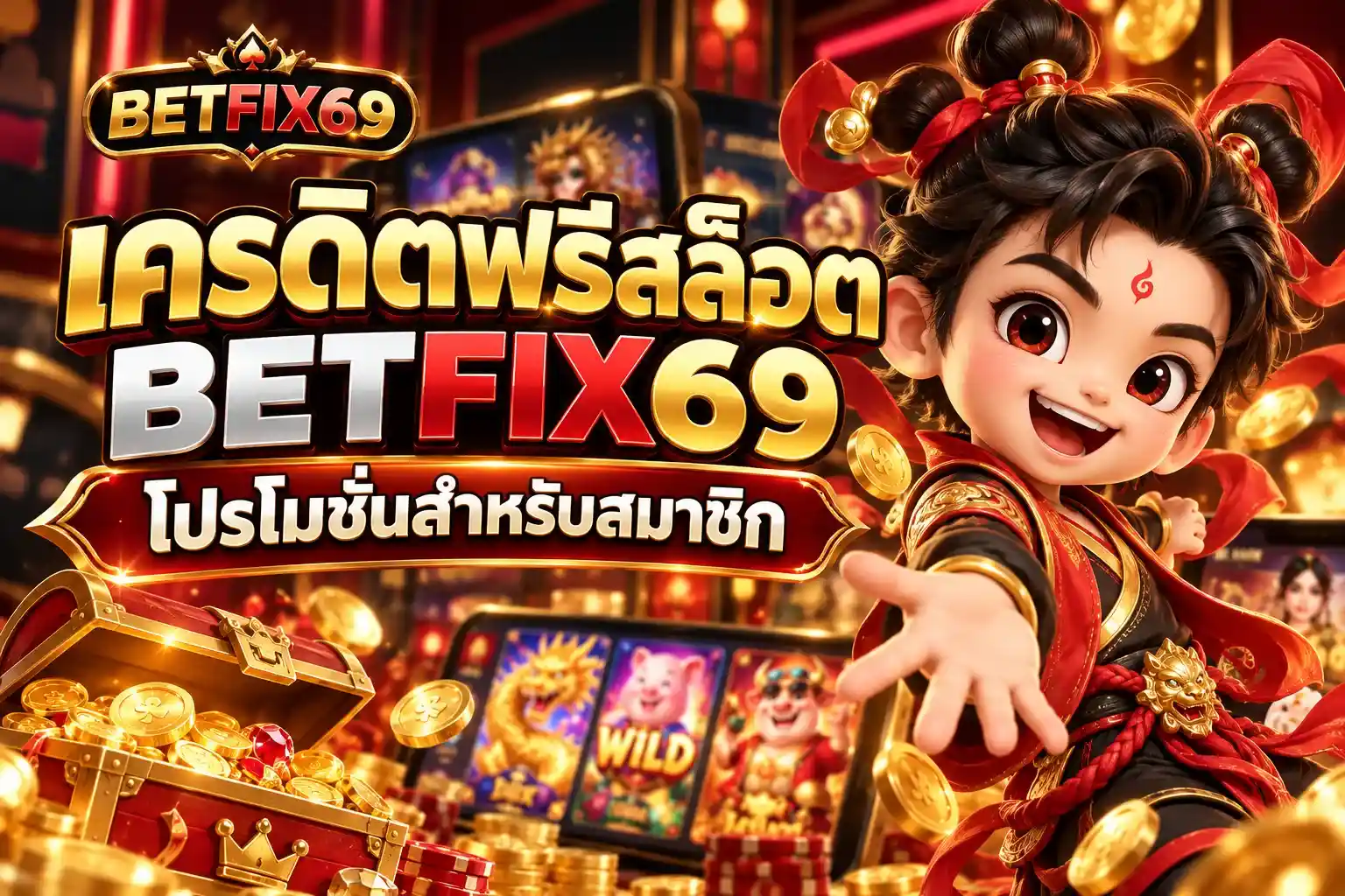 เครดิตฟรีสล็อต BETFIX69 โปรโมชั่นสำหรับสมาชิก